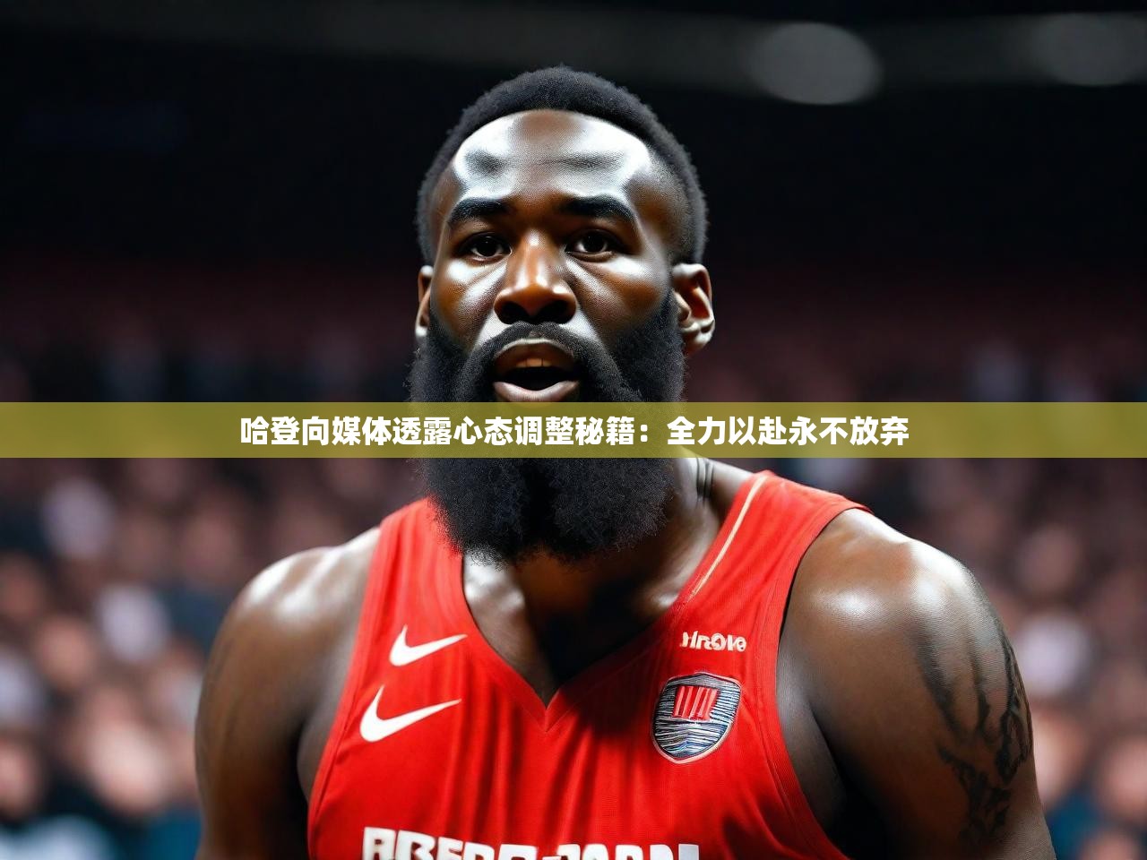 哈登向媒体透露心态调整秘籍：全力以赴永不放弃