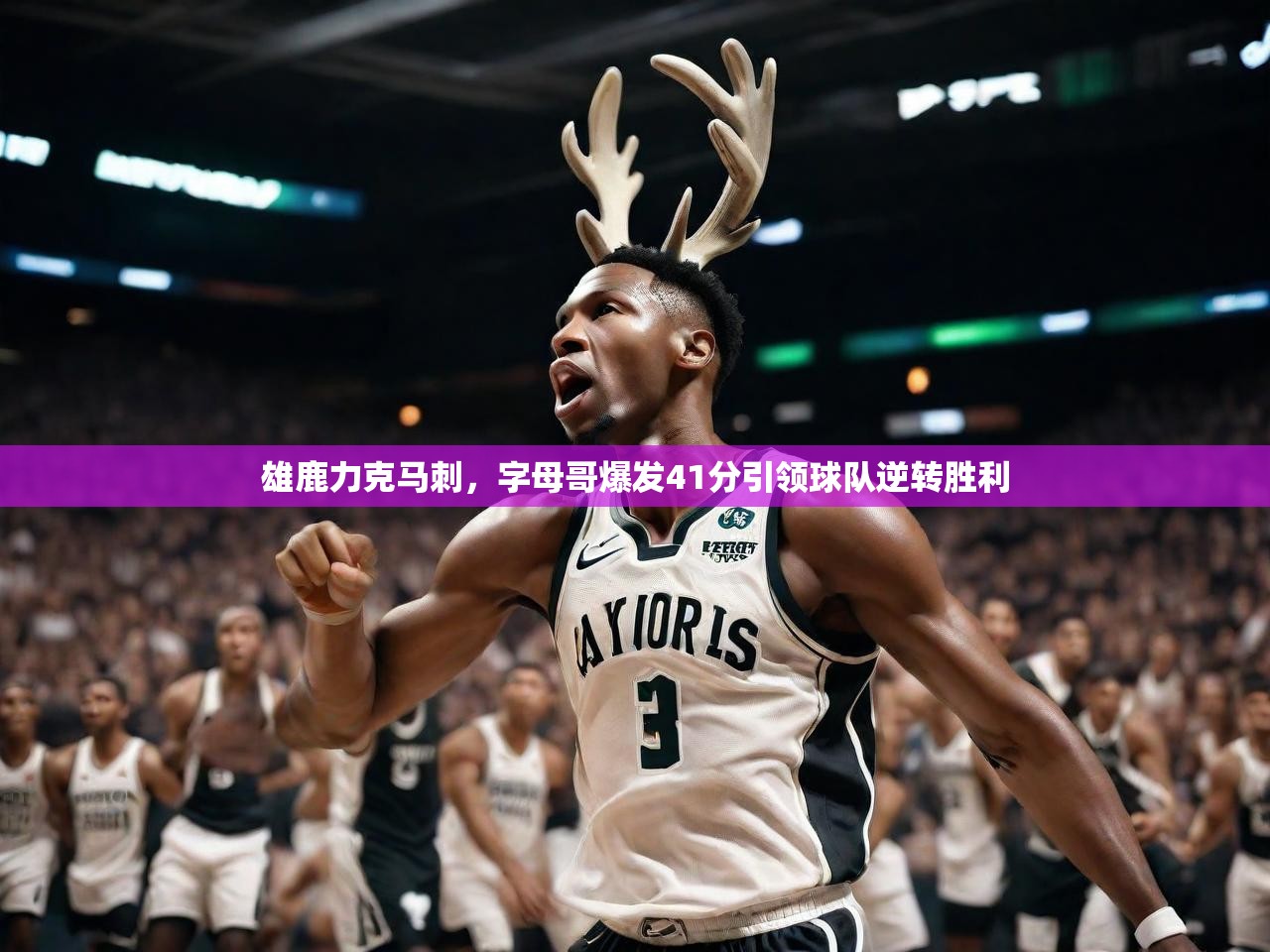 雄鹿力克马刺，字母哥爆发41分引领球队逆转胜利