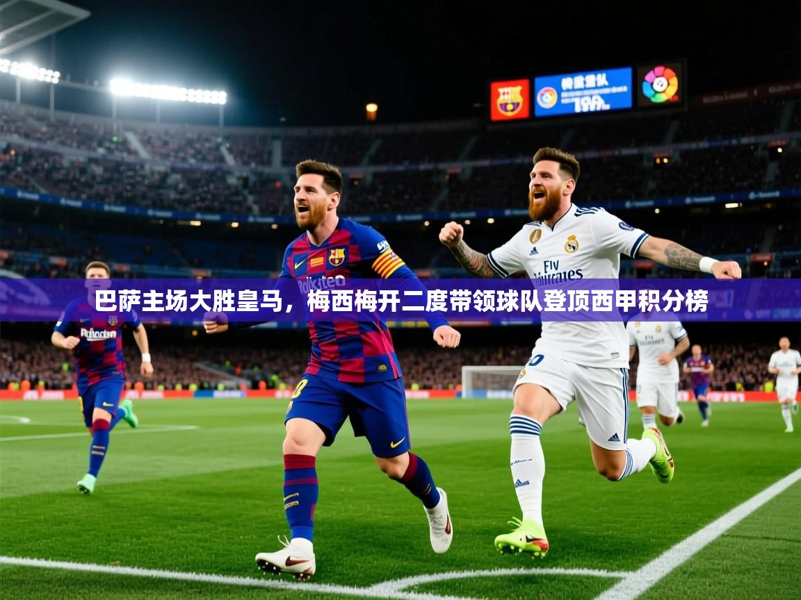 巴萨主场大胜皇马，梅西梅开二度带领球队登顶西甲积分榜